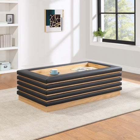 Rory Black Rory Coffee Table from Meridian - Luna Furniture