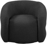 Black Roxbury Boucle Fabric Dining Chair / Accent Chair from Meridian - Luna Furniture