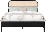 Siena Black Ash Wood Full Bed from Meridian - Luna Furniture