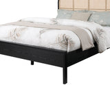 Siena Black Ash Wood Full Bed from Meridian - Luna Furniture