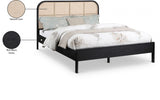 Siena Black Ash Wood Full Bed from Meridian - Luna Furniture