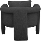 Black Stylus Boucle Accent Chair from Meridian - Luna Furniture