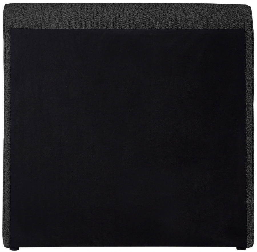 Black Stylus Boucle Fabric Twin Bed from Meridian - Luna Furniture