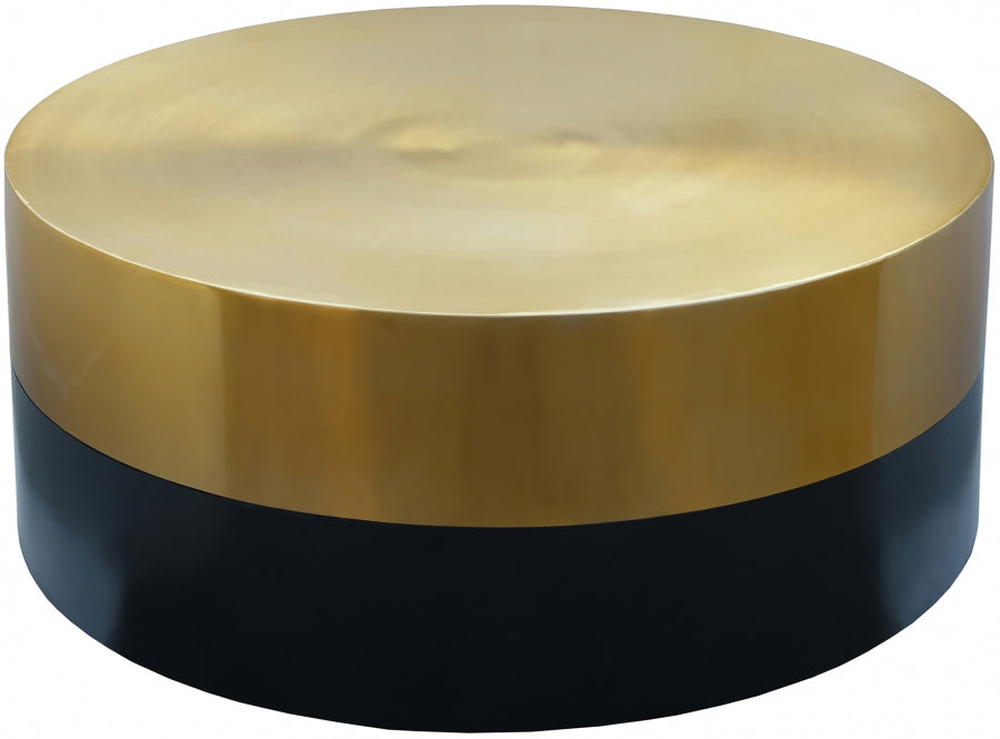 Sun Gold/Black Coffee Table from Meridian - Luna Furniture