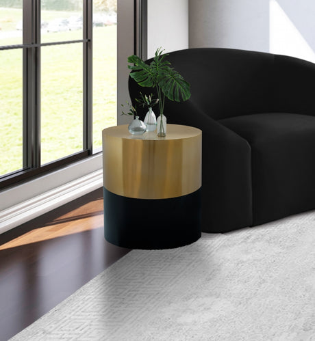 Sun Black End Table from Meridian - Luna Furniture