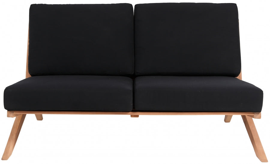 Tahiti Black Waterproof Fabric Outdoor Sofa from Meridian - Luna Furniture