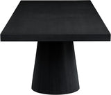 Tavolo Black Oak Dining Table from Meridian - Luna Furniture