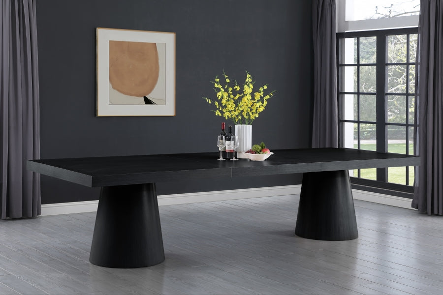 Tavolo Black Oak Dining Table from Meridian - Luna Furniture