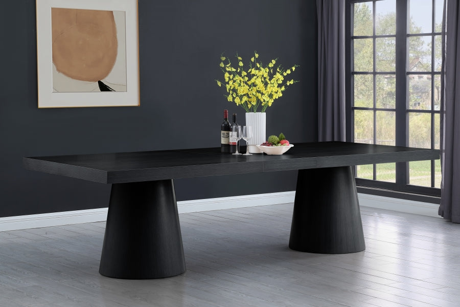 Tavolo Black Oak Dining Table from Meridian - Luna Furniture