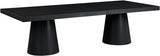 Tavolo Black Oak Dining Table from Meridian - Luna Furniture