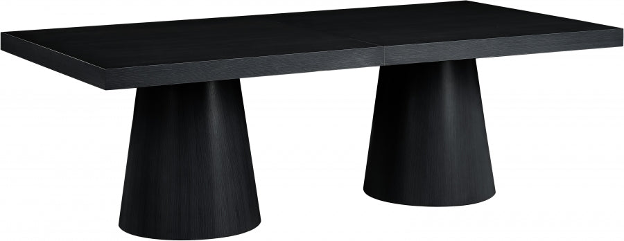 Tavolo Black Oak Dining Table from Meridian - Luna Furniture