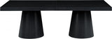 Tavolo Black Oak Dining Table from Meridian - Luna Furniture