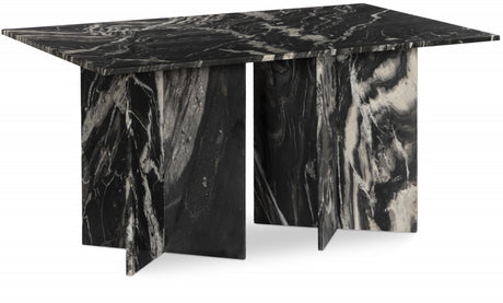 Black Verona Dining Table from Meridian - Luna Furniture