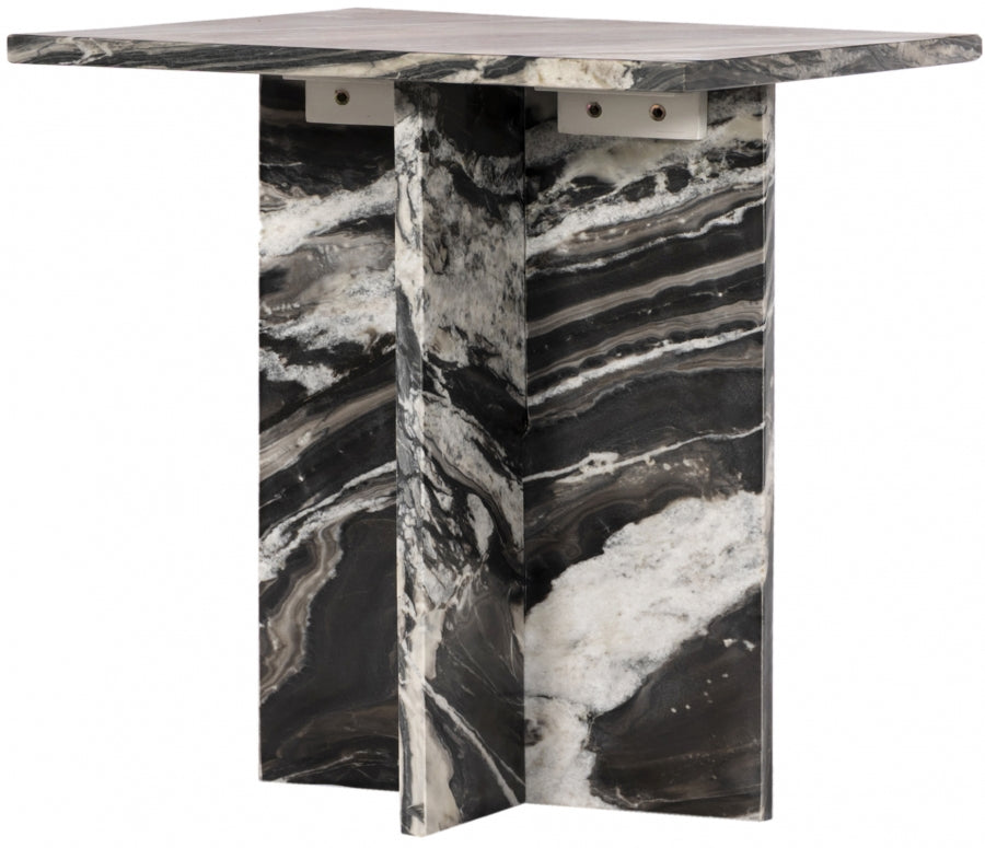 Black Verona End Table from Meridian - Luna Furniture