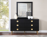 Zayne Black Mirror from Meridian - Luna Furniture