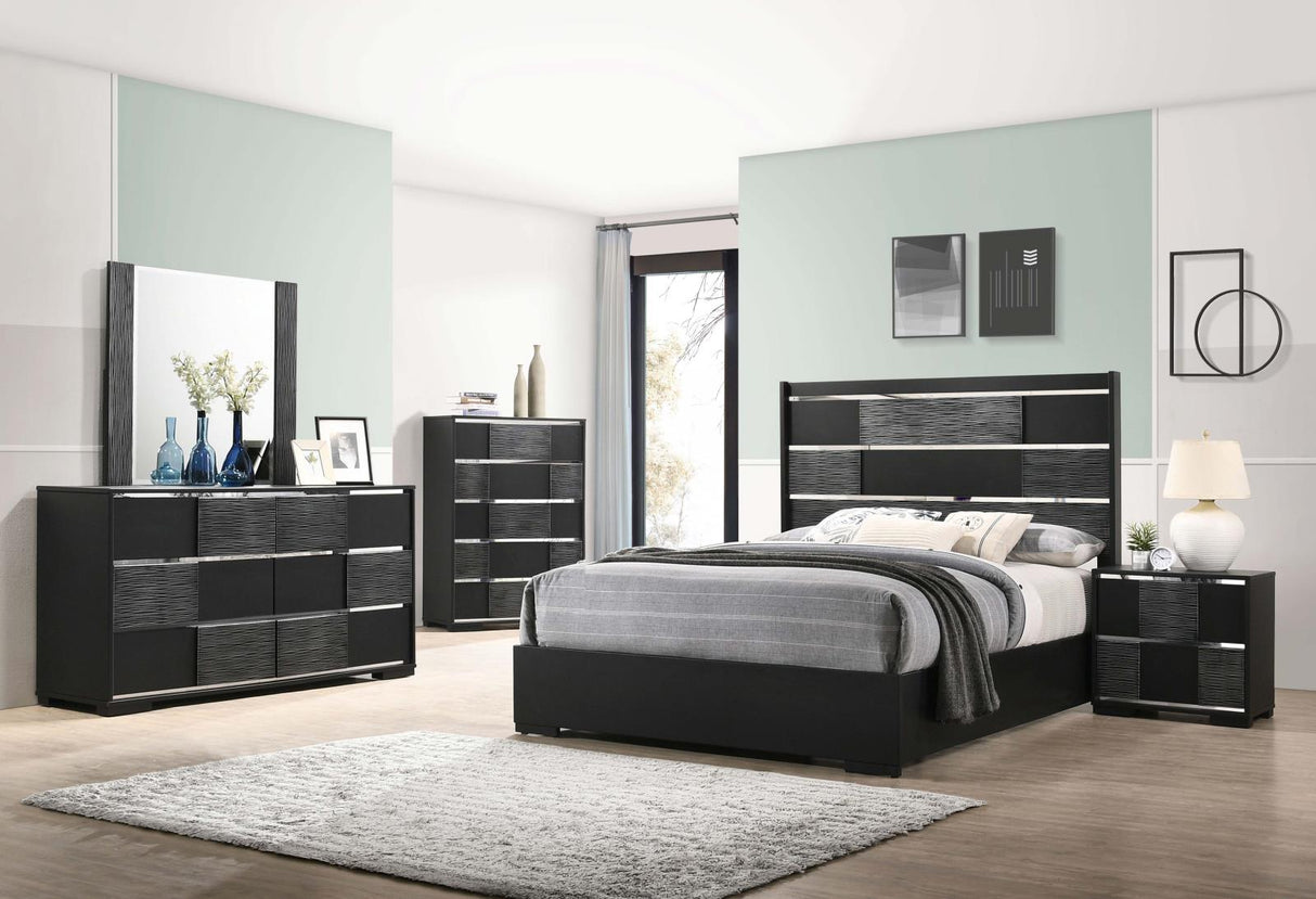 Blacktoft 6-drawer Dresser Black - 207103 - Luna Furniture