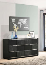 Blacktoft 6-drawer Dresser Black - 207103 - Luna Furniture