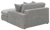 Blaine Upholstered Reversible Sectional Fog - 509900 - Luna Furniture