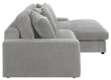 Blaine Upholstered Reversible Sectional Fog - 509900 - Luna Furniture