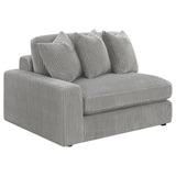 Blaine Upholstered Reversible Sectional Fog from Coaster - Luna Furniture