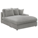 Blaine Upholstered Reversible Sectional Fog from Coaster - Luna Furniture