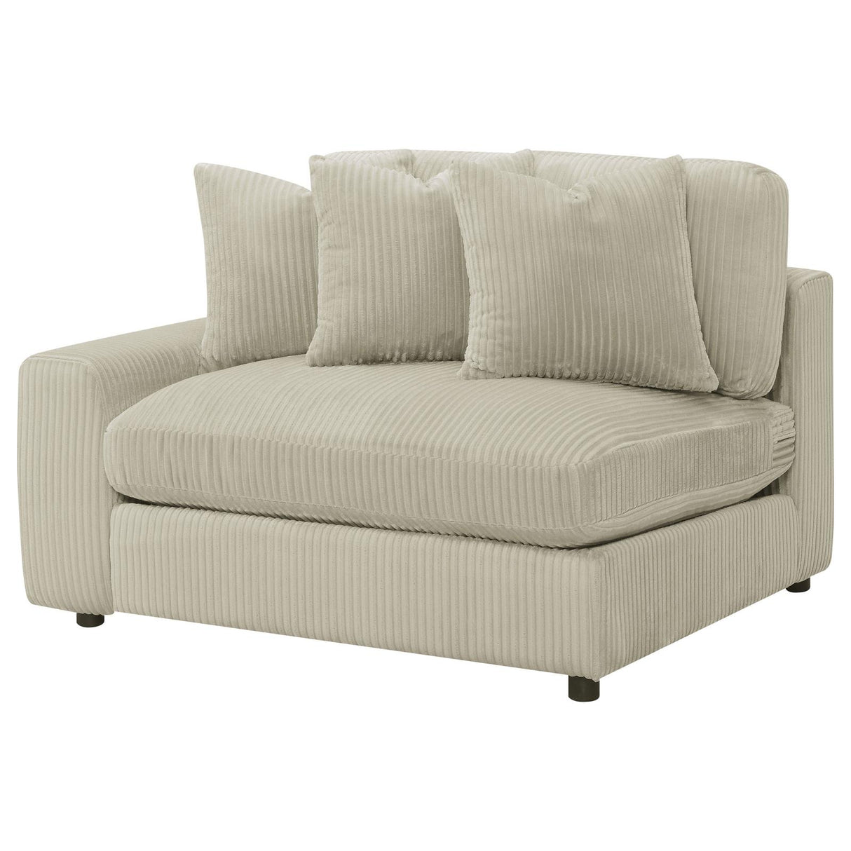 Blaine Upholstered Reversible Sectional Sofa Sand - 509899 - Luna Furniture