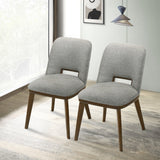 Blake Light Grey Fabric Dining Chair (Set of 2) - AFC01932 - Luna Furniture