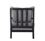 Blanchett Cushion Back Accent Chair Grey and Black - 903824 - Luna Furniture