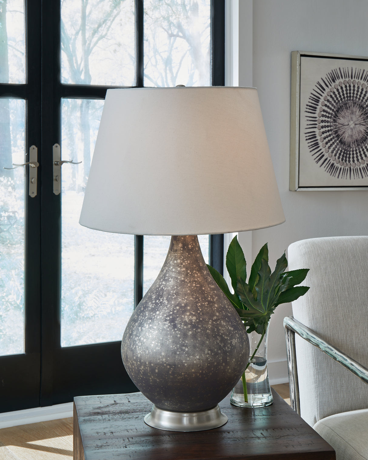 Bluacy Antique Gray Table Lamp from Ashley - Luna Furniture