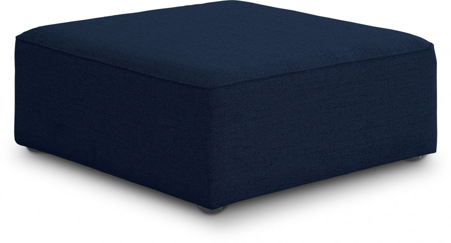 Cube Blue Modular Ottoman from Meridian - Luna Furniture