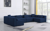 Cube Blue Modular Sectional from Meridian - Luna Furniture