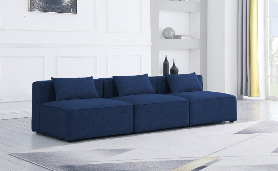 Cube Blue Modular Sofa from Meridian - Luna Furniture