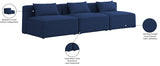 Cube Blue Modular Sofa from Meridian - Luna Furniture