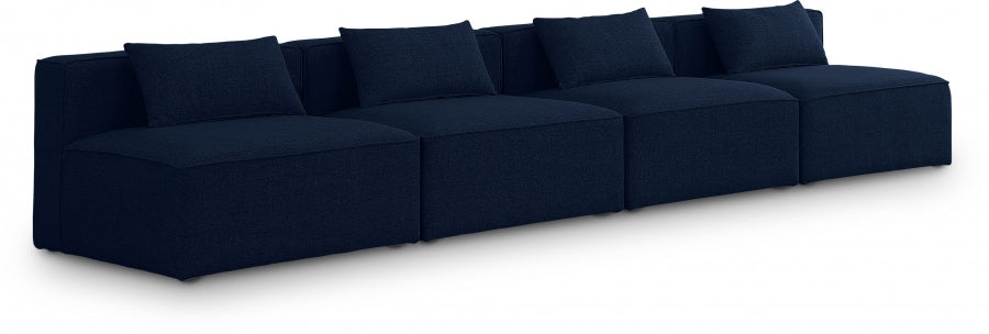 Cube Blue Modular Sofa from Meridian - Luna Furniture