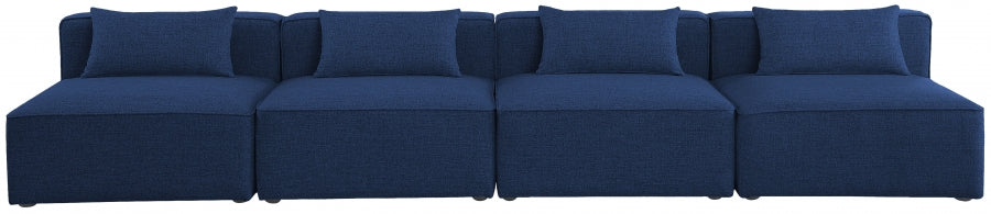 Cube Blue Modular Sofa from Meridian - Luna Furniture