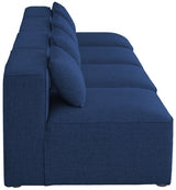 Cube Blue Modular Sofa from Meridian - Luna Furniture