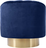 Farrah Blue Velvet Chair from Meridian - Luna Furniture