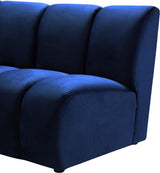 Infinity Blue Modular 10-Piece Sectional from Meridian - Luna Furniture