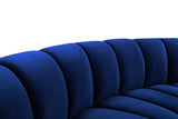 Infinity Blue Modular 7-Piece Sectional from Meridian - Luna Furniture