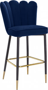 Lily Blue Bar Stool, Set of 2 from Meridian - Luna Furniture