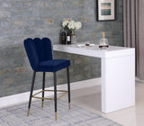 Lily Blue Bar Stool, Set of 2 from Meridian - Luna Furniture