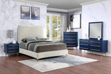 Marisol Blue Mirror from Meridian - Luna Furniture