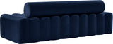 Melody Blue Velvet Sofa from Meridian - Luna Furniture