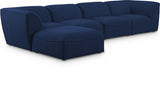 Miramar Blue Modular Sectional from Meridian - Luna Furniture