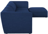 Miramar Blue Modular Sectional from Meridian - Luna Furniture