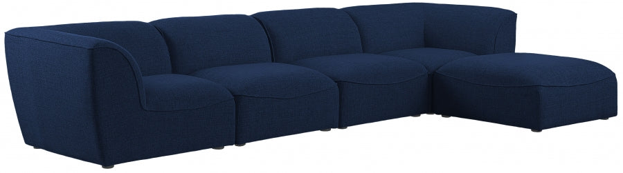 Miramar Blue Modular Sectional from Meridian - Luna Furniture