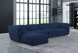 Miramar Blue Modular Sectional from Meridian - Luna Furniture