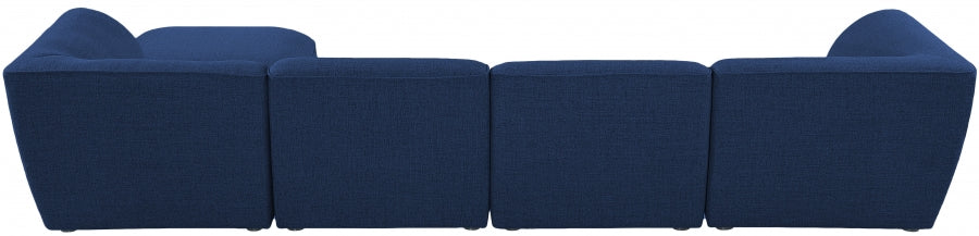 Miramar Blue Modular Sectional from Meridian - Luna Furniture