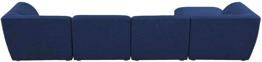 Miramar Blue Modular Sectional from Meridian - Luna Furniture