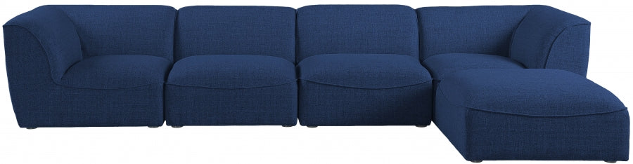 Miramar Blue Modular Sectional from Meridian - Luna Furniture